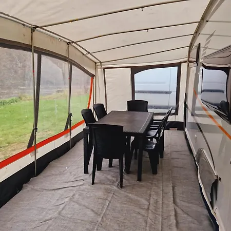 Caravan Langs Het Water In De Ardennen Κάμπινγκ Aywaille